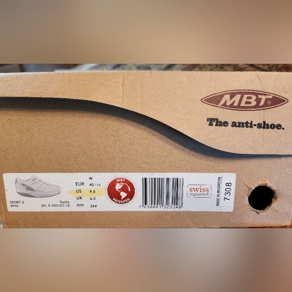 New in Box Women's MBT Sport 2 White Sz 9.5 - Picture 2 of 11